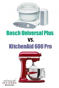 Bosch Universal Plus and KitchenAid