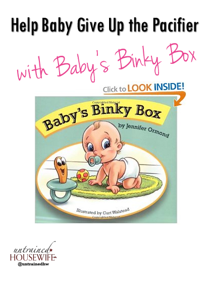 Help Baby Give Up the Pacifier with Baby's Binky Box - A ...