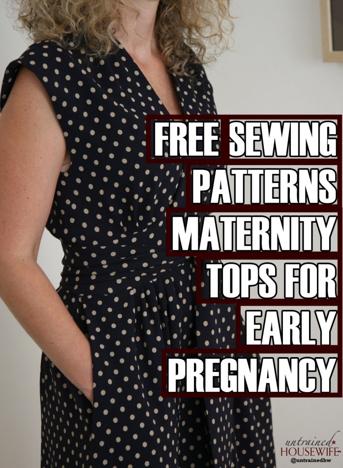 Free Sewing Patterns – Maternity Tops for Early Pregnancy