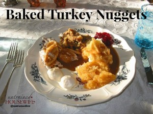 Baked Turkey Nuggets for Leftover Turkey Meals