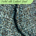 How to Sew a Lined Patch Pocket with Contrast Band