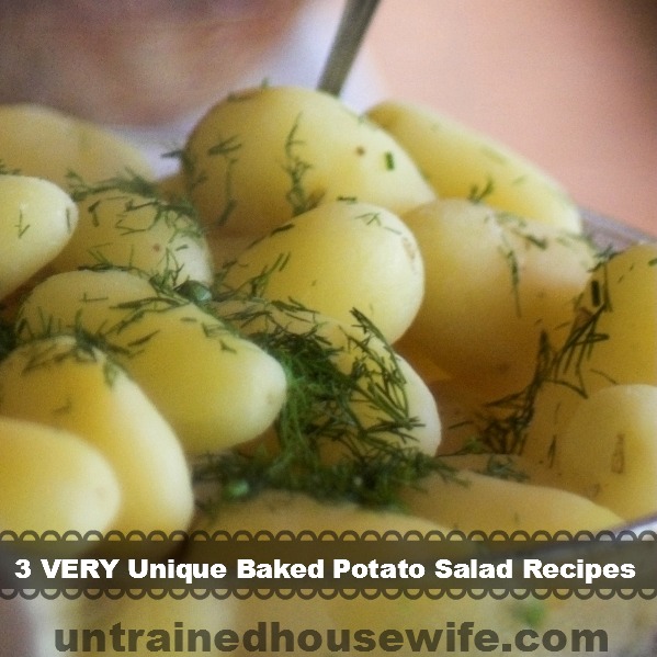 3 VERY Unique Potato Salad Recipes - with Baked Potatoes!