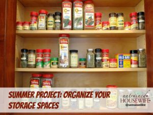 Summer Project: Organize Your Storage Spaces