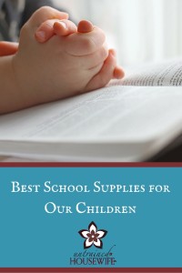 Equipping Your Children with Biblical School Supplies @UntrainedHW