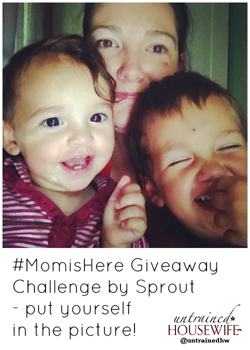 Giveaway Challenge by Sprout #MomisHere - Put yourself in the picture