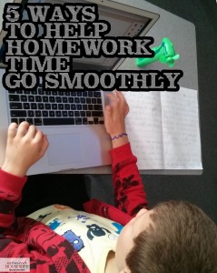 5 Ways To Help Homework Time Go Smoothly