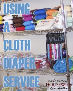 Using a Cloth Diaper Service