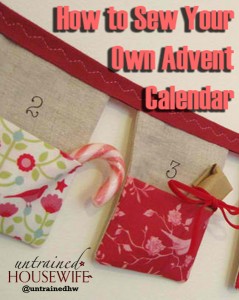 How to Sew Your Own Advent Calendar