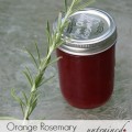 Orange Rosemary Plum Jam Canning Recipe for Waterbath