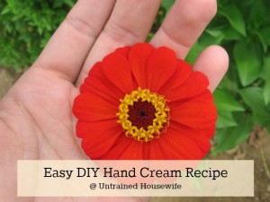 Homemade Hand Cream