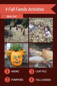 Fall Family Activities - Four Must Do Fun Things