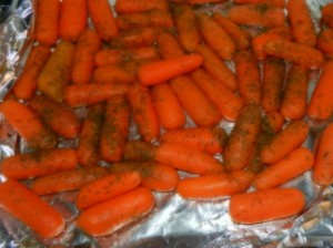 Sweet dill carrots