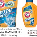 Laundry Solutions With Arm and Hammer Plus $100 Giveaway