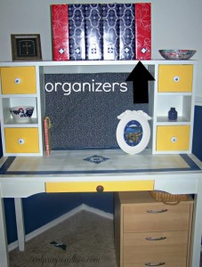 Organize Paperwork at the Kids' Desk