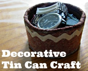 Decorative Tin Can Craft