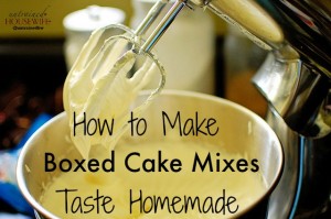 Tips and tricks to make boxed cake mixes taste homemade