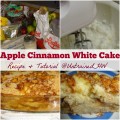Apple Cinnamon White Cake recipe and tutorial @UntrainedHW