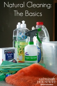 You only need a few products to switch over to all-natural cleaning.